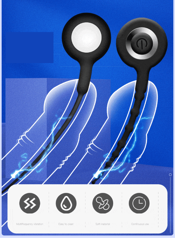 Sounding rung dụng cụ kích thích niệu đạo dạng chuỗi hạt Ji Yuma