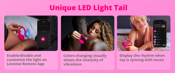 Lovense Lush 4 trứng rung không dây điều khiển app hiện đại