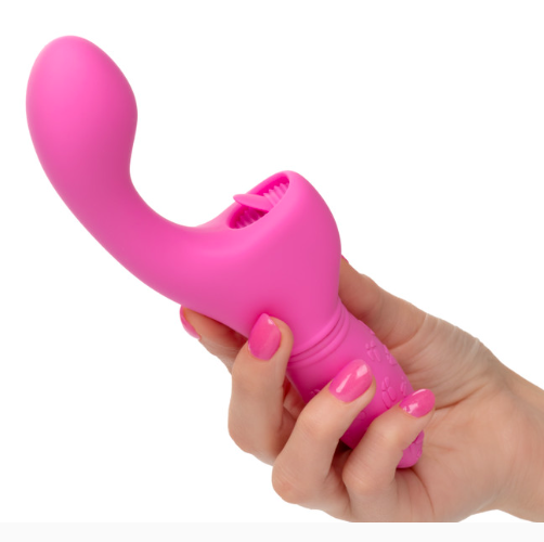 Dương vật giả CalExotics Kiss Flicker rung liếm điểm G