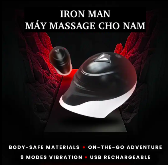 Review Âm đạo giả đa năng Toyschool Iron Man nhỏ gọn massage đầu dương vật tốt nhất