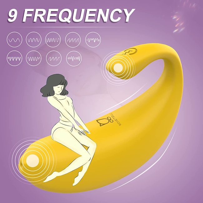 Trứng rung S-Hande Naughty Banana massage điểm G silicon mềm