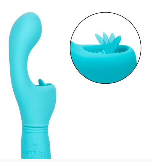 Dương vật giả CalExotics Kiss Flicker rung liếm điểm G