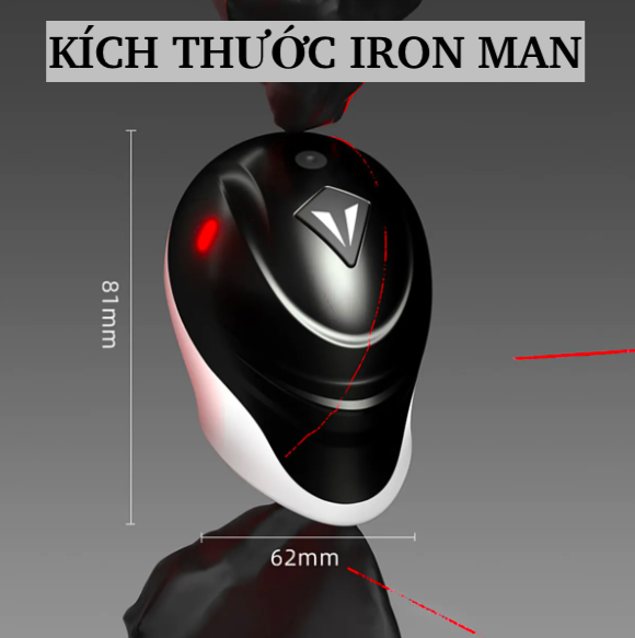 Review Âm đạo giả đa năng Toyschool Iron Man nhỏ gọn massage đầu dương vật tốt nhất