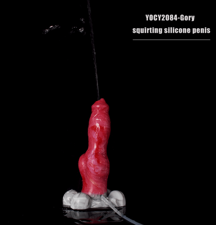 Dương vật giả chó sói FAAK Hellfire có rung bắn tinh silicon an toàn mềm mại