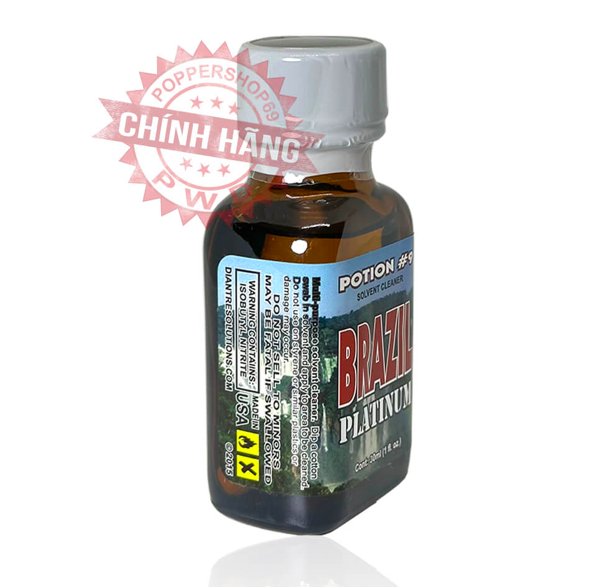 Popper Brazil Platinum 30ml mạnh cao cấp nhập Mỹ dung tích lớn thỏa mãn cực đỉnh