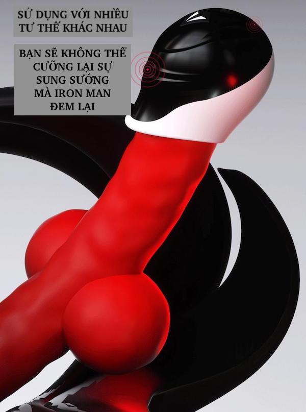 Review Âm đạo giả đa năng Toyschool Iron Man nhỏ gọn massage đầu dương vật tốt nhất