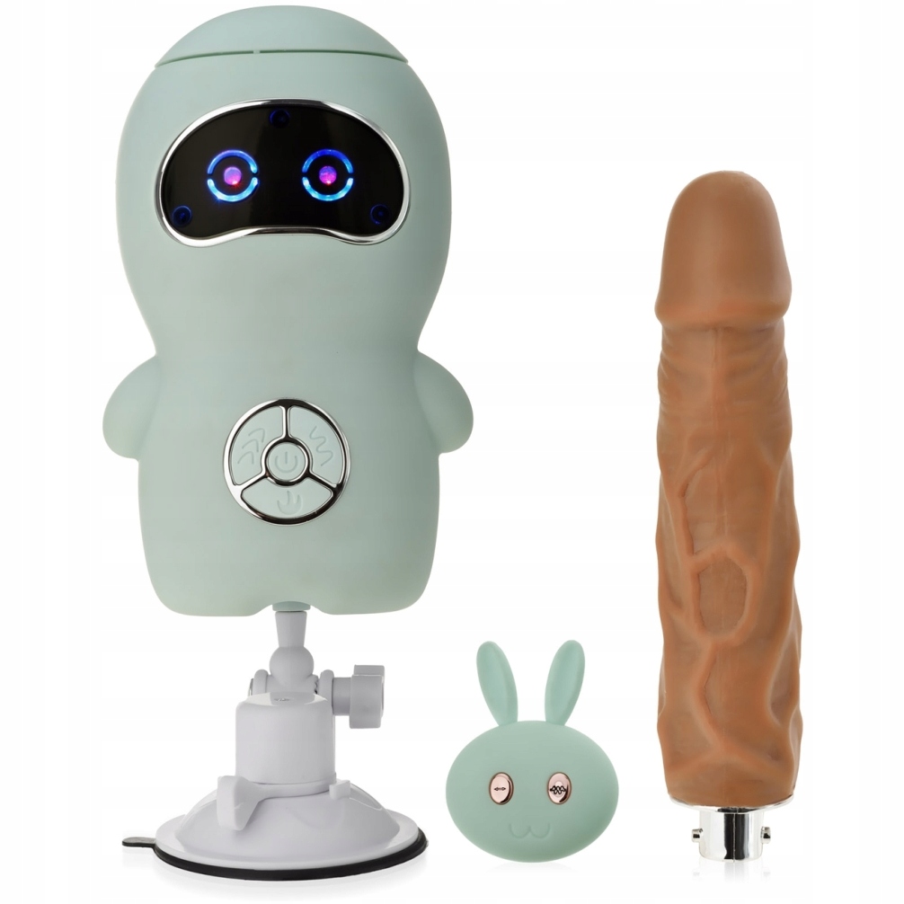 Dương Vật Giả Rung Thụt Sưởi Ấm Fking Machine Wanle Ares Robot Thỏ