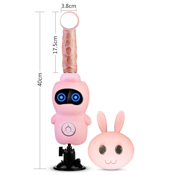 Dương Vật Giả Rung Thụt Sưởi Ấm Fking Machine Wanle Ares Robot Thỏ