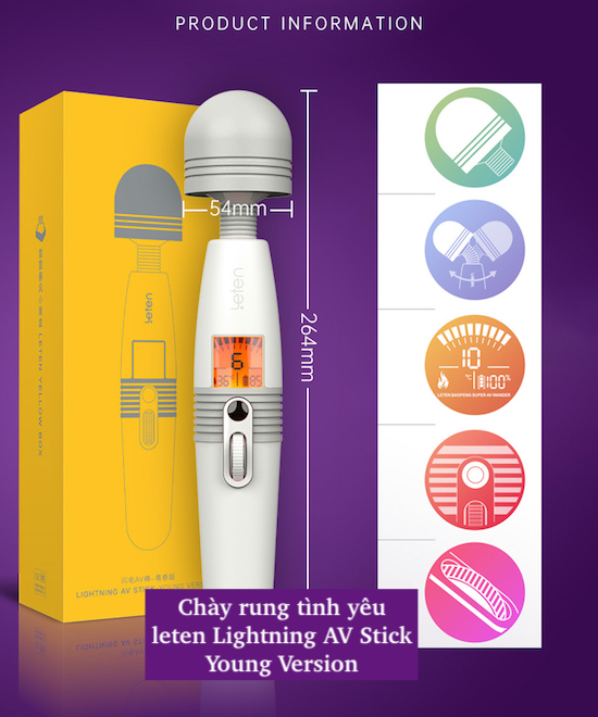 chày rung leten Lightning AV Stick - Young Version