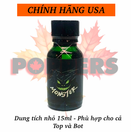 Popper Green Monster 15ml chính hãng USA làm chủ cuộc vui