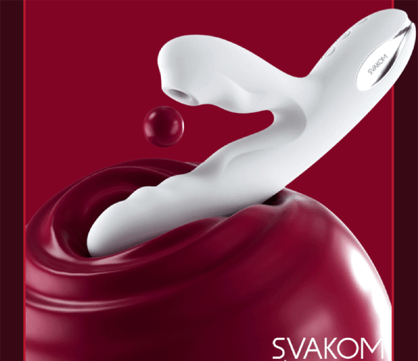 Dương vật giả đa năng Svakom Veromca rung thụt toả nhiệt nhánh phụ hút