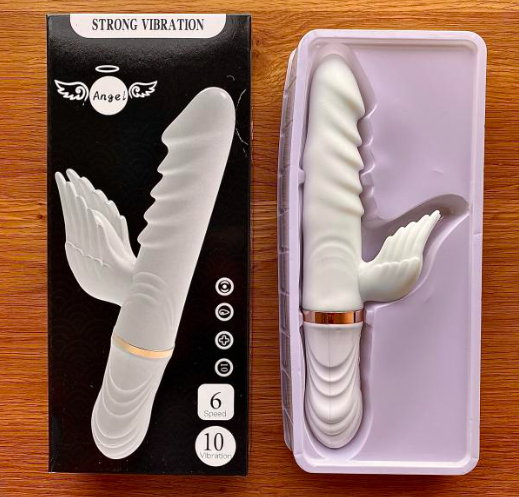 Dương vật giả rung Angel thiên thần ác quỷ máy massage nữ