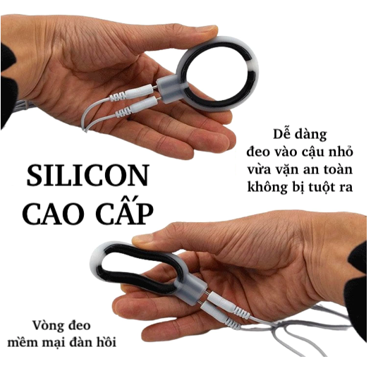 Vòng silicon xung điện kích thích dương vật phát triển to dài hiệu quả
