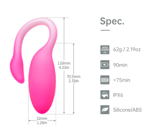 Trứng rung Magic Motion Flamingo Max cảm biến kết nối app