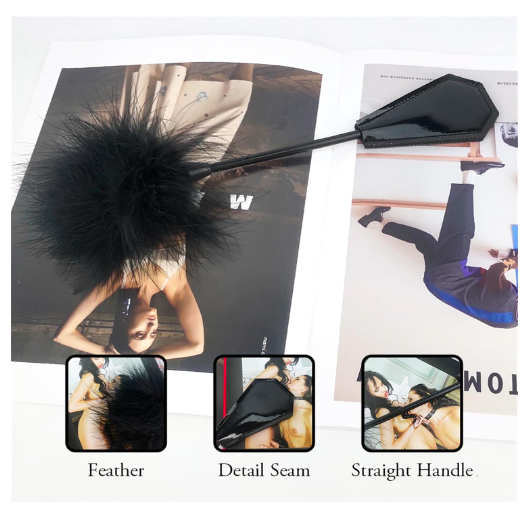 Bộ đồ bạo dâm BDSM 4 món kẹp vú roi gậy phết mông quyến rũ