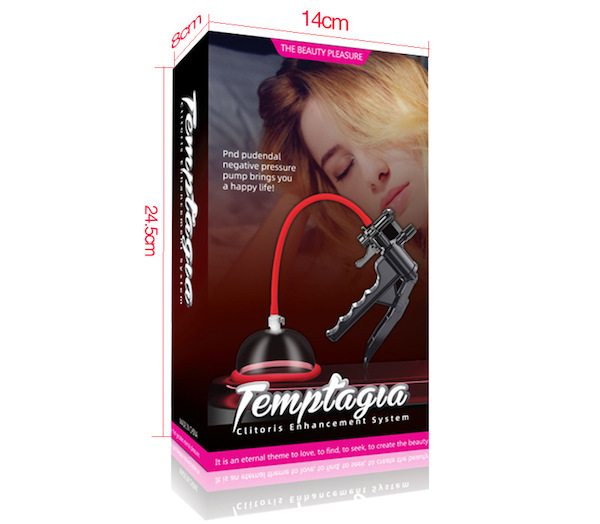 Temptagia dụng cụ bú hút silicon y tế kích thích cô bé