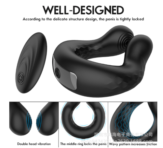 Vòng rung đeo dương vật cao cấp điều khiển từ xa bằng remote 