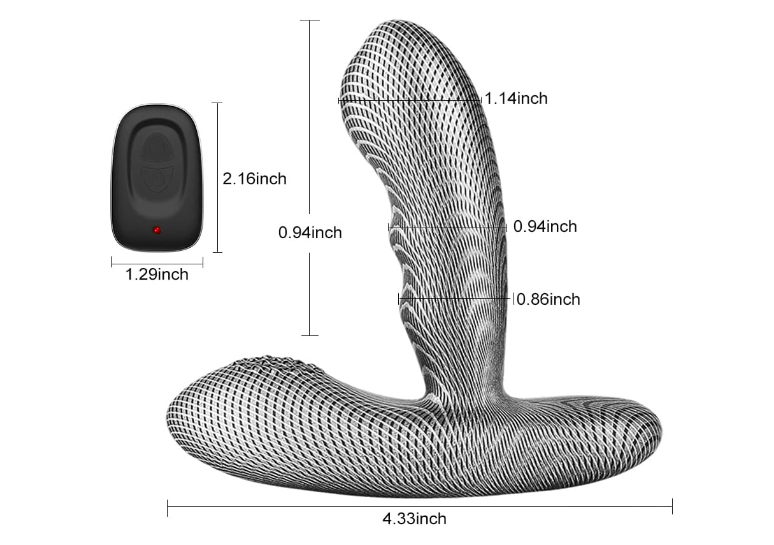 Dụng cụ kích thích hậu môn sợi carbon Levett massage tuyến tiền liệt