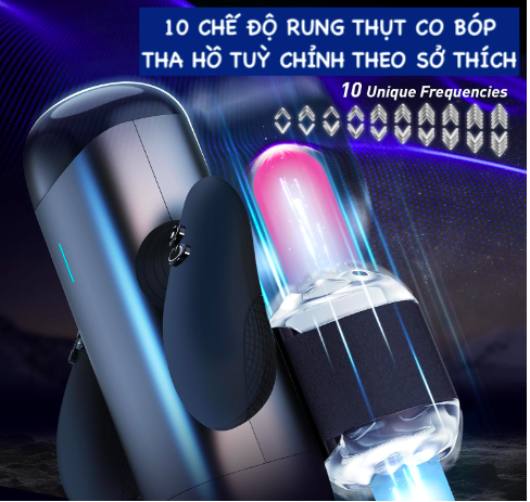 Âm đạo giả Handy Stroker đa năng điều khiển có kẹp gắn điện thoại