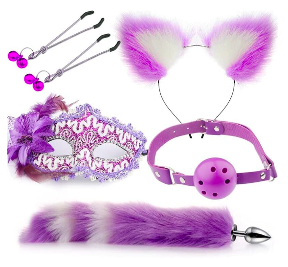 Bộ Cosplay Hồ Ly Nhiều Màu Siêu Dễ Thương đồ chơi BDSM