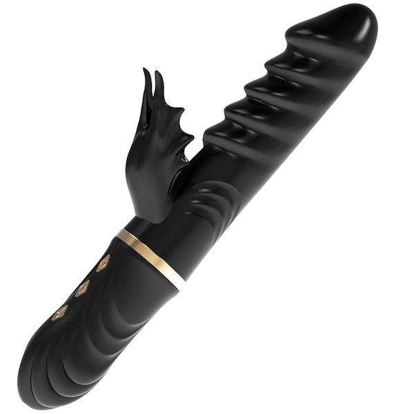 Dương vật giả rung Angel thiên thần ác quỷ máy massage nữ