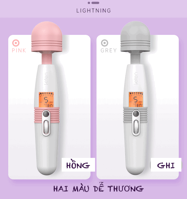  chày rung tình yêu cao cấp leten lightning AV Stick Young