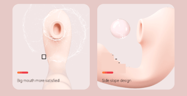 Máy massage Svakom Tara H 2 đầu rung hút sưởi ấm app điều khiển