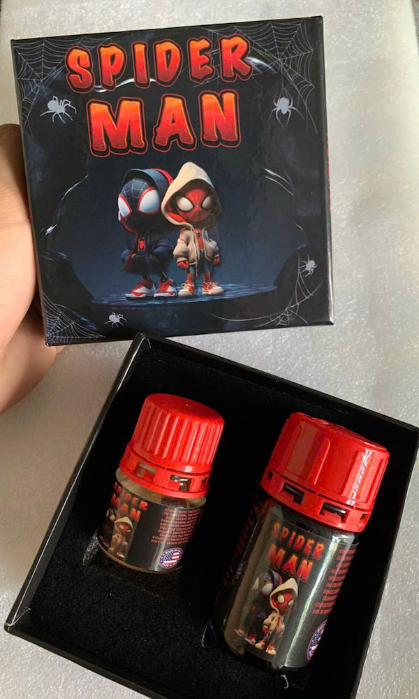 Combo popper Spider Man 60ml tăng hưng phấn mạnh mẽ nhanh chóng dễ dùng