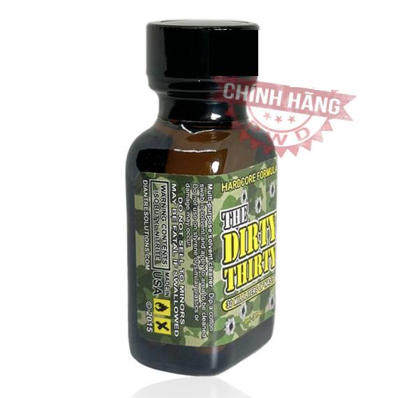 Popper Dirty Thirty 30ml Mỹ chính hãng loại mạnh, phê cao