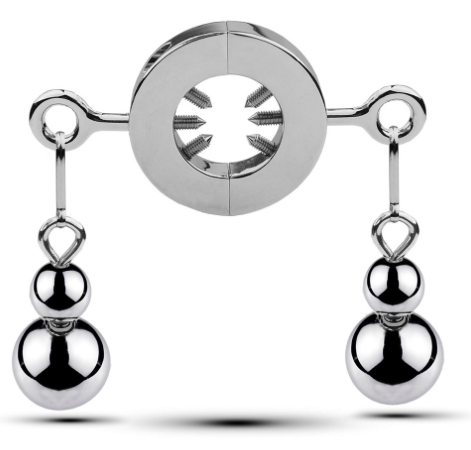 Vòng đeo tinh hoàn bạo dâm kim loại siêu độc kích thích châm chít