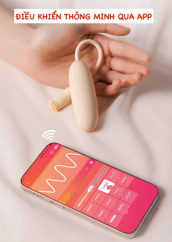 Trứng rung 2 đầu Svakom Shimmer điều khiển thông minh qua App