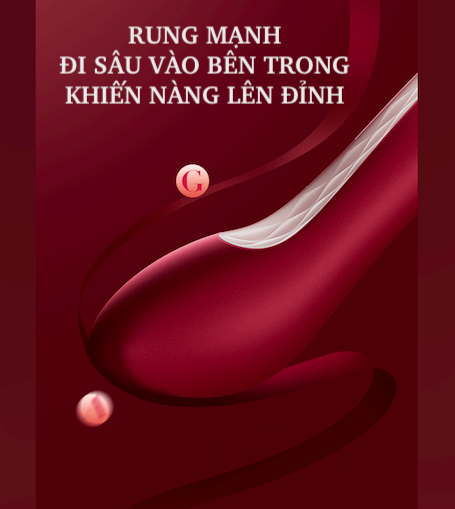 Máy massage Svakom Hill Shoe hai đầu rung bú hút cực đã