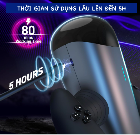 Âm đạo giả Handy Stroker đa năng điều khiển có kẹp gắn điện thoại