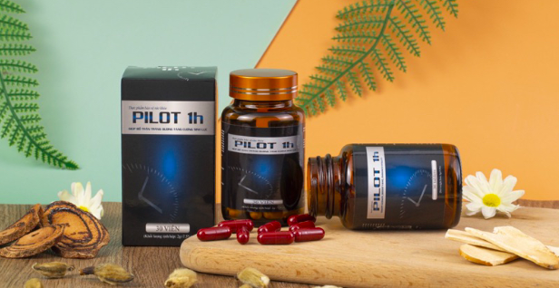 Viên uống Pilot 1h bổ thận tráng dương chiết xuất thảo mộc tự nhiên