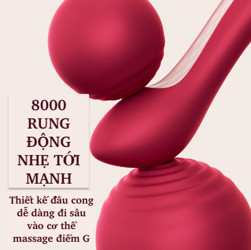 Máy massage Svakom Hill Shoe hai đầu rung bú hút cực đã