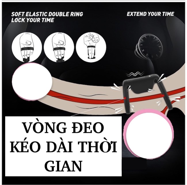 Vòng rung SHD-S395 Royal ôm khít kéo dài quan hệ