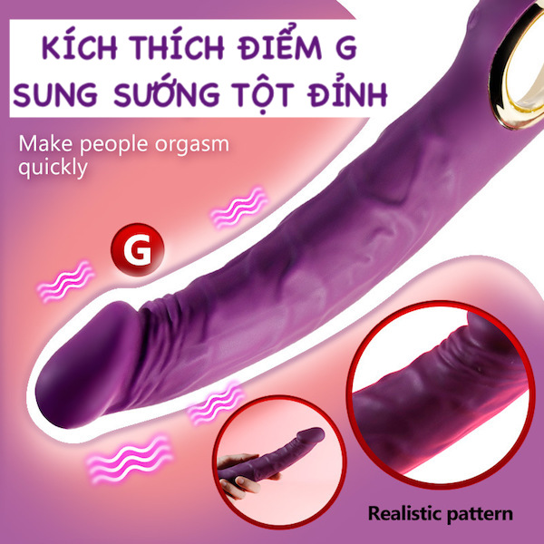 Dương vật giả Jump-O kích thích điểm G 10 chế độ rung Dương vật giả Jump-O kích thích điểm G 10 chế độ rung