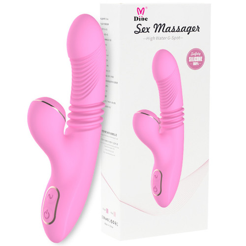 Dương Vật Giả DiBe Rung Ngoáy Thụt Sưởi Ấm Có Nhánh Bú Mút Nhật Bản