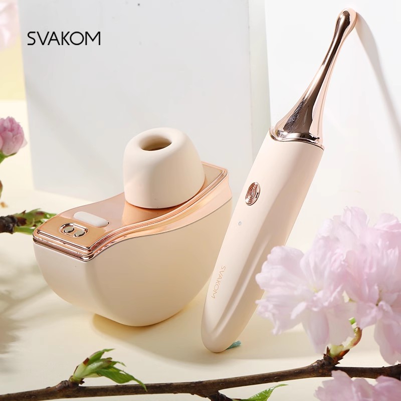 Máy massage Svakom Meet Fleur rung bú mút tỏa nhiệt kích thích phụ nữ tối ưu