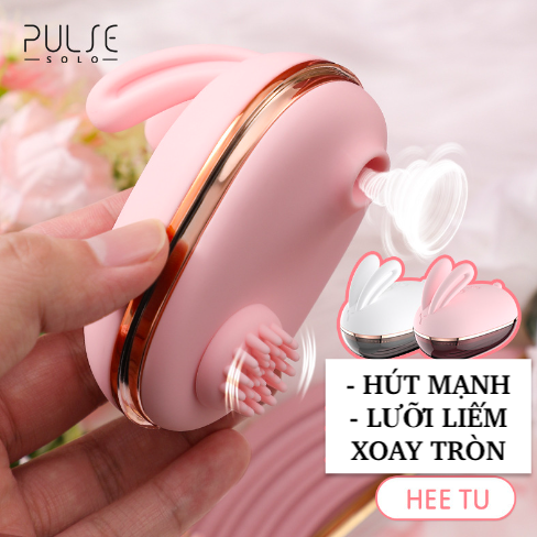 Máy massage lưỡi liếm Hee Tu Pulse Solo silicon mềm mại