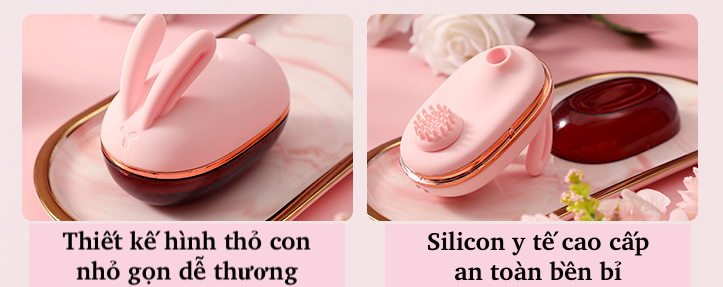 Máy massage lưỡi liếm Hee Tu Pulse Solo silicon mềm mại