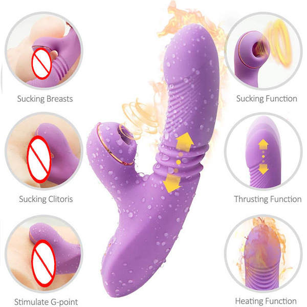 Dương Vật Giả DiBe Rung Ngoáy Thụt Sưởi Ấm Có Nhánh Bú Mút Nhật Bản