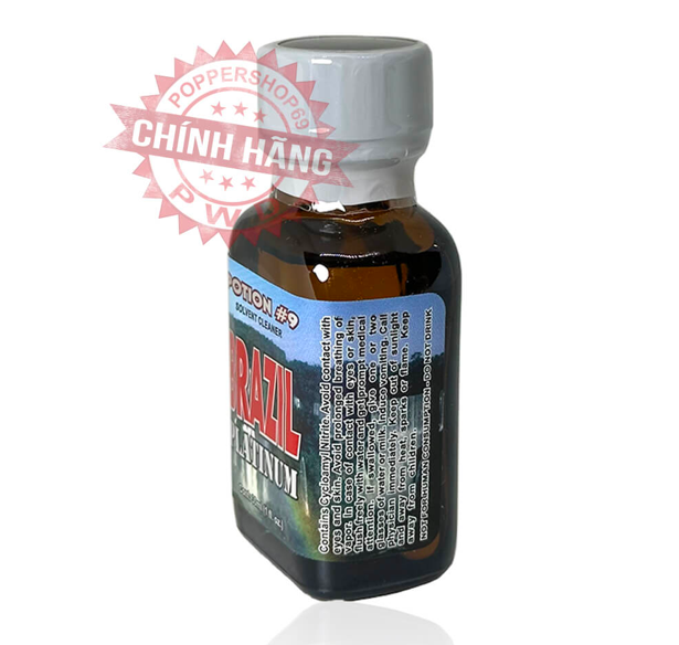 Popper Brazil Platinum 30ml mạnh cao cấp nhập Mỹ dung tích lớn thỏa mãn cực đỉnh