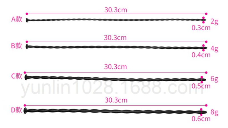 Bộ 4 que kích thích niệu đạo cho nam size nhỏ