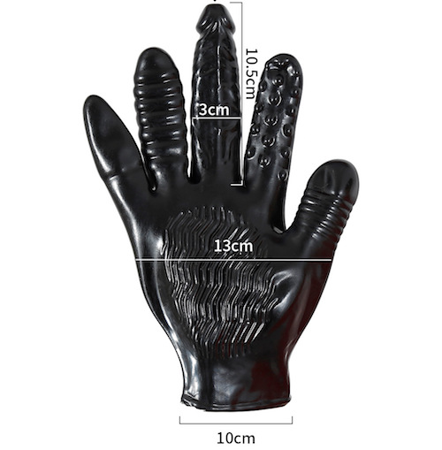 Bao Tay Tự Sướng Có Rung Ngón Giữa Gân Gai