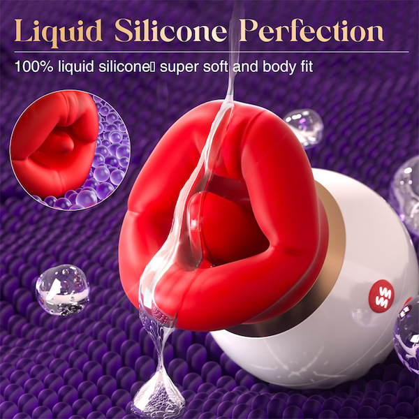 Máy rung hút liếm 3 in 1 massage điểm G 10 chế độ cực phê