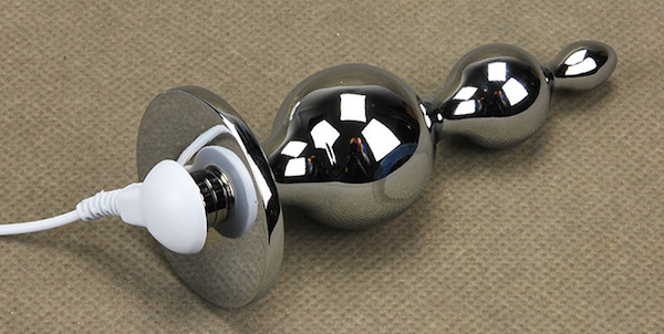 Bộ xung điện kích thích hậu môn niệu đạo bằng kim loại sextoy bạo dâm