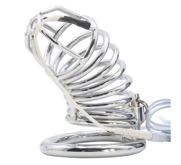 Khóa cu dương vật  phích cắm hậu môn xung điện đồ chơi bạo dâm bdsm