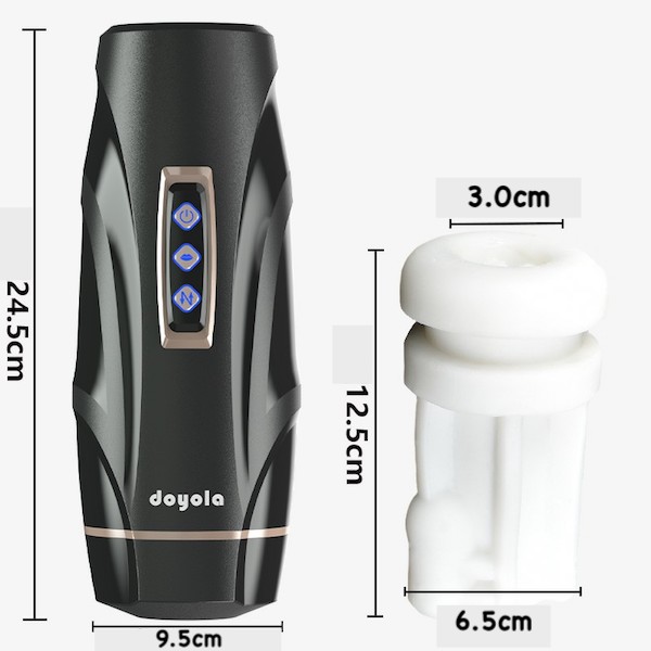 Âm đạo giả đa năng Doyola T380 rung thụt co bóp bú mút tự động