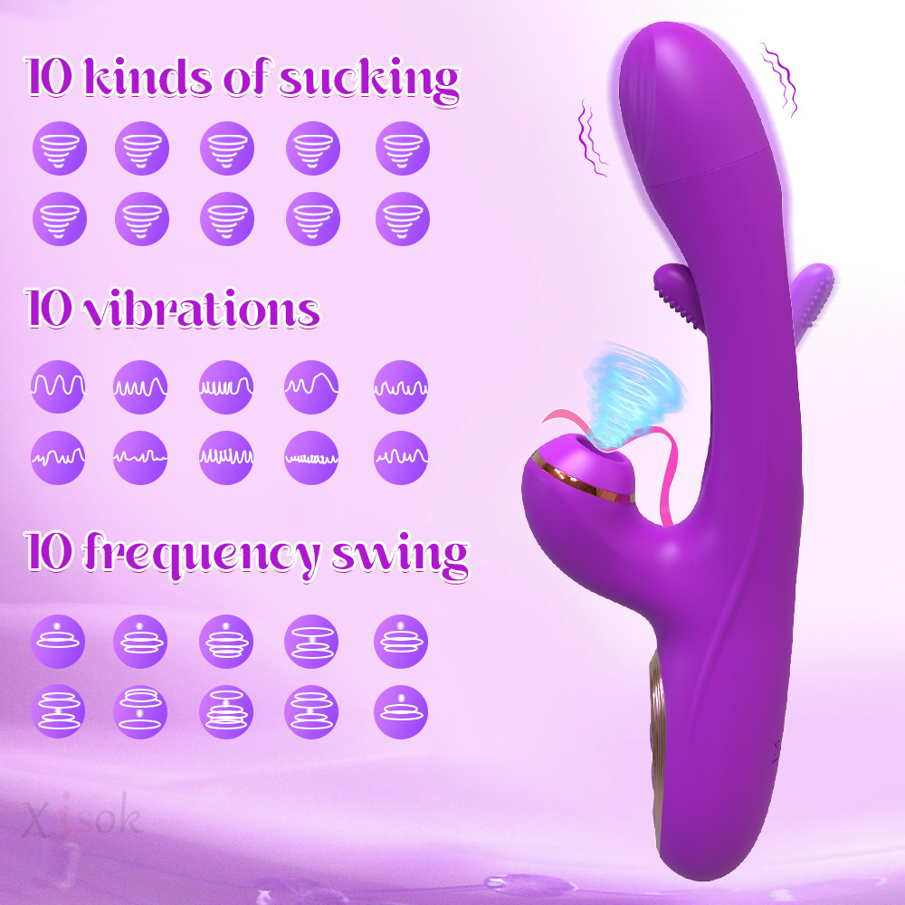 Dương vật giả 10 chế độ rung lưỡi liếm nhánh bú